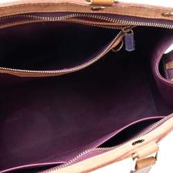 Pre Owned Louis Vuitton Rouge Fauviste Monogram Vernis Brea GM Tote