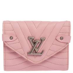 Louis Vuitton Smoothie Pink Leather New Wave Compact Wallet Louis Vuitton