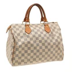 مملوكة مسبقًا Louis Vuitton Damier Azur Canvas Speedy 30 Bag