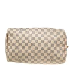مملوكة مسبقًا Louis Vuitton Damier Azur Canvas Speedy 30 Bag