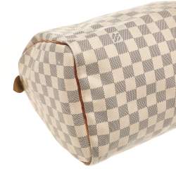 مملوكة مسبقًا Louis Vuitton Damier Azur Canvas Speedy 30 Bag