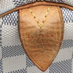 مملوكة مسبقًا Louis Vuitton Damier Azur Canvas Speedy 30 Bag