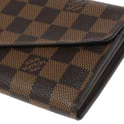 Pre Owned محفظة لوي فيتون سارة كانفاس دامييه إيبين