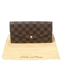 Pre Owned محفظة لوي فيتون سارة كانفاس دامييه إيبين