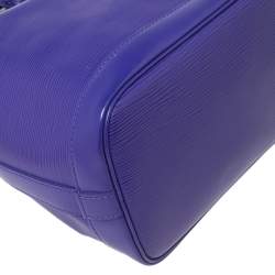 Pre Owned Louis Vuitton Purple Epi Leather Noe BB Bucket Bag