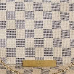 مملوكة مسبقًا حقيبة لوي فيتون فافوريت كانفاس �دامييه ازور متوسطة