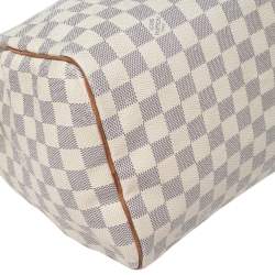 مملوكة مسبقًا Louis Vuitton Damier Azur Canvas Speedy 30 Bag