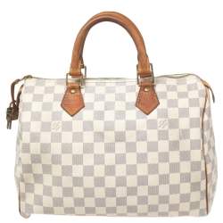 مملوكة مسبقًا Louis Vuitton Damier Azur Canvas Speedy 30 Bag