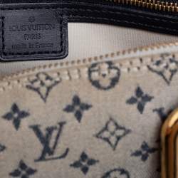 Louis Vuitton Blue Monogram Mini Canvas Lin Horizontal Alma Bag