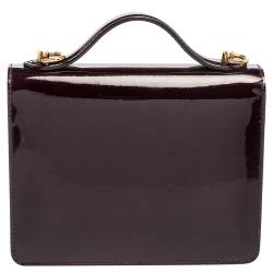 مملوكة مسبقًا حقيبة لوي فيتون مونسو بي بي فيرنيه حمراء داكنة