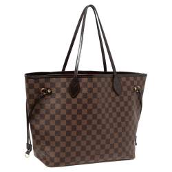 Pre Owned حقيبة لوي فيتون نيفرفول كانفاس أيبين دامييه MM