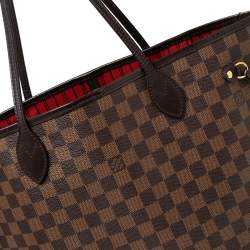 Pre Owned حقيبة لوي فيتون نيفرفول كانفاس أيبين دامييه MM