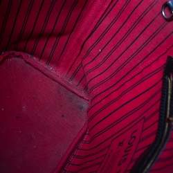 Pre Owned حقيبة لوي فيتون نيفرفول كانفاس أيبين دامييه MM