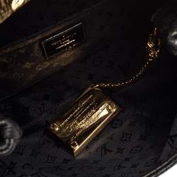 Pre Owned Louis Vuitton Black Monogram Leather Limited Edition Altair Clutch