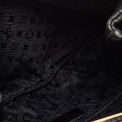 Pre Owned Louis Vuitton Black Monogram Leather Limited Edition Altair Clutch