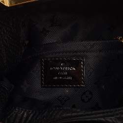 Pre Owned Louis Vuitton Black Monogram Leather Limited Edition Altair Clutch