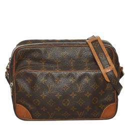 Shop for Louis Vuitton Monogram Canvas Leather Nile GM Shoulder