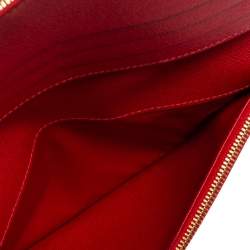 مملوكة مسبقًا Louis Vuitton Rouge Monogram Coated Canvas Insolite Wallet 