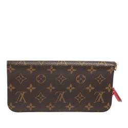مملوكة مسبقًا Louis Vuitton Rouge Monogram Coated Canvas Insolite Wallet 