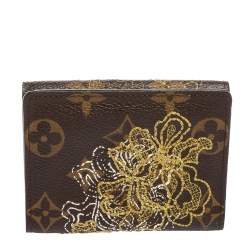 مملوكة مسبقًا محفظة لوي فيتون إلسي إصدار محدود كانفاس مونوغررامي مزين دانتيل 