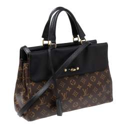 Pre Owned Louis Vuitton Black Monogram Canvas Venus Bag