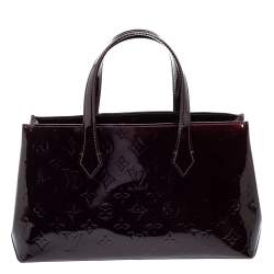 مملوكة مسبقًا Louis Vuitton Amarante Monogram Vernis Wilshire PM Bag