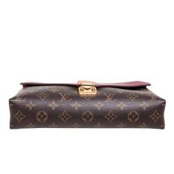 Pre Owned Louis Vuitton Aurore Monogram Canvas Pallas Chain Bag
