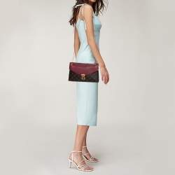 Pre Owned Louis Vuitton Aurore Monogram Canvas Pallas Chain Bag
