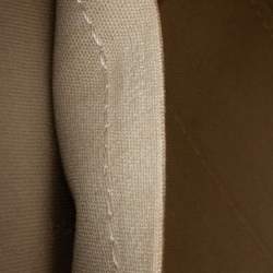 Pre Owned Louis Vuitton Blanc Corail Monogram Vernis Brea GM Bag