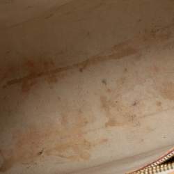 Pre Owned Louis Vuitton Blanc Corail Monogram Vernis Brea GM Bag