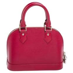 Pre Owned حقيبة لوي فيتون ألما جلد إيبي بوردو BB