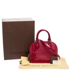 Pre Owned حقيبة لوي فيتون ألما جلد إيبي بوردو BB