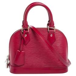 Pre Owned حقيبة لوي فيتون ألما جلد إيبي بوردو BB