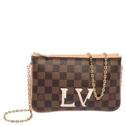 LOUIS VUITTON Monogram Rouge Fauviste Vernis PM Pershing Clutch ~ Never  Used