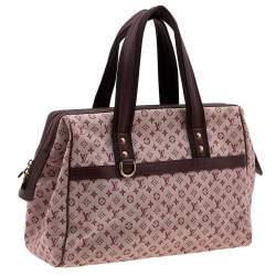 Pre Owned Louis Vuitton Monogram Mini Lin Canvas Josephine GM Bag