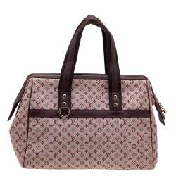 Pre Owned Louis Vuitton Monogram Mini Lin Canvas Josephine GM Bag