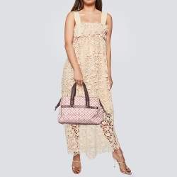 Pre Owned Louis Vuitton Monogram Mini Lin Canvas Josephine GM Bag