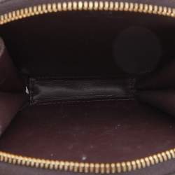 مملوكة مسبقًا محفظة معدنية مستديرة لوي فيتون أنيمانا إيكرويل سكويرل مونوغرامي عنابي