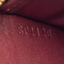 مملوكة مسبقًا محفظة لوي فيتون فوفيست مونوغرامي فيرنيه حمراء بسحاب