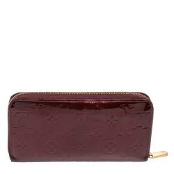 مملوكة مسبقًا محفظة لوي فيتون فوفيست مونوغرامي فيرنيه حمراء بسحاب