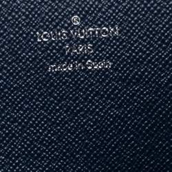 مملوكة مسبقًا محفظة لوي فيتون سارا جلد ايبي زرقاء داكنة