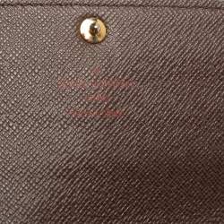 مملوكة مسبقًا Louis Vuitton Damier Ebene Canvas Sarah Wallet