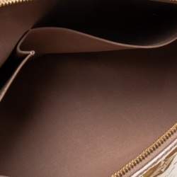 Pre Owned Louis Vuitton Vert Olive Monogram Vernis Alma PM Bag