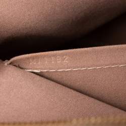 Pre Owned Louis Vuitton Vert Olive Monogram Vernis Alma PM Bag