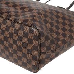 Louis Vuitton Damier Ebene Canvas Neverfull MM Bag