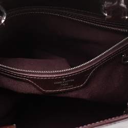 Pre Owned Louis Vuitton Prune Electric Epi Leather Mirabeau GM Bag
