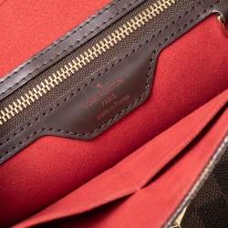 Pre Owned Louis Vuitton Damier Ebene Canvas Bergamo MM Bag