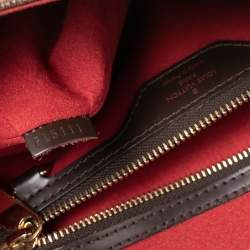 Pre Owned Louis Vuitton Damier Ebene Canvas Bergamo MM Bag