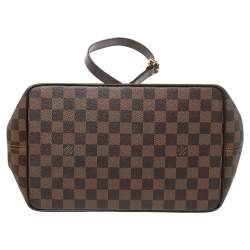 Pre Owned Louis Vuitton Damier Ebene Canvas Bergamo MM Bag