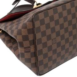 Pre Owned Louis Vuitton Damier Ebene Canvas Bergamo MM Bag